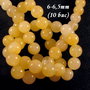 3851 - (10 buc) Jad galben deschis sfere 6-6,5mm