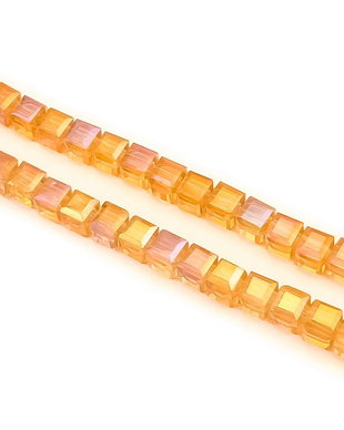 Margele de sticla, cub fatetat 6 mm (cod 19-165)