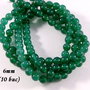 3844 - (10 buc) Agata verde padure sfere 6mm