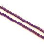 Margele de sticla, rondele fatetate, 2,5x2 mm (cod 19-168)