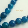 Agate albastru marin NATURALE 10 mm