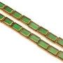 Margele de sticla, dreptunghi 12x8 mm (cod 19-188)
