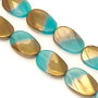 Margele de sticla, oval 19,5x13 mm (cod 19-197)