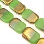Margele de sticla, dreptunghi 23,5x16,5 mm (cod 19-199)