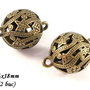 3881 - (2 buc) Link bronz 18mm