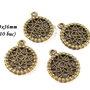 3887 - (10 buc) Charms bronz 19x16mm