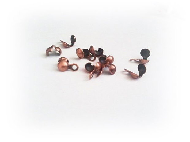 4b cupa nod scoica finisaj cupru 7x4mm (CPLAK 027)