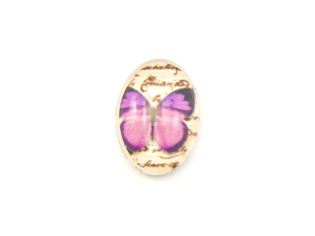 Cabochon sticla oval, 18x13x6 mm (cod 21-74)