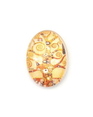 Cabochon sticla oval, 18x13x6 mm (cod 21-79)