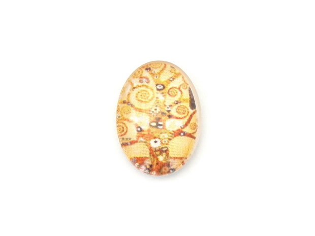 Cabochon sticla oval, 18x13x6 mm (cod 21-79)