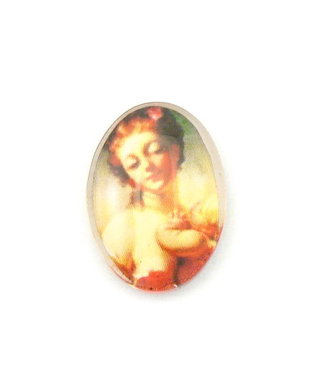 Cabochon sticla oval, 18x13x6 mm (cod 21-80)