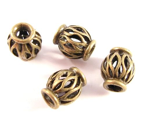 3894 - (4 buc) Margele pandora bronz