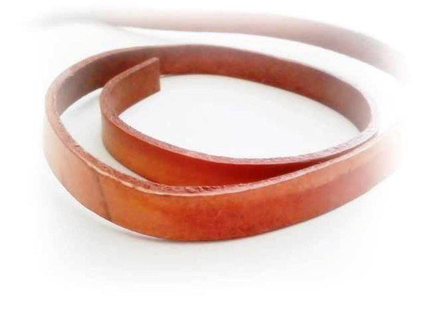 50cm snur lat piele naturala 10x2mm ( GN0101 )