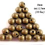 3903 - (10 buc) Margele bronz 8mm
