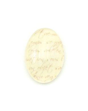 Cabochon sticla oval, 18x13x6 mm (cod 21-85)