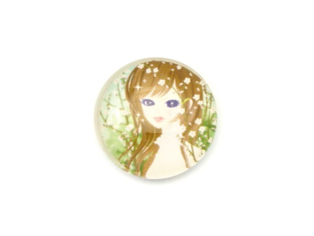 Cabochon sticla, 25 mm (cod 21-90)