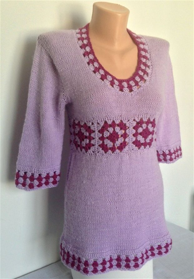 Bluza tunica tricotata