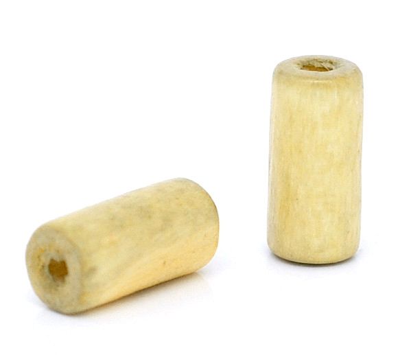 10b tuburi lemn natur 12x6mm (ag 15)