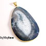 3926 - Pandantiv agata fatetata 80x50x8mm