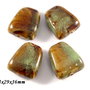 3930 - (1 buc) Margele ceramica glazurata 34x29x16mm