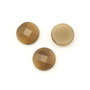 Cabochon sticla fatetata cat eye, 12 mm (cod 21-105)