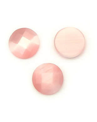 Cabochon sticla fatetata cat eye, 12 mm (cod 21-108)