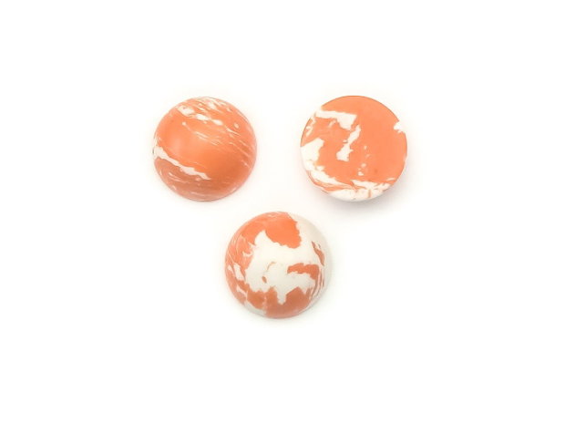 Cabochon turcoaz compozit, 12 mm (cod 21-115)