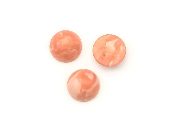Cabochon turcoaz compozit, 12 mm (cod 21-116)