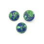 Cabochon turcoaz compozit, 12 mm (cod 21-121)
