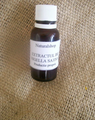 EXTRACTUL DE NIGELLA SATIVA -ANTITUMORAL  ( productie proprie) NOU