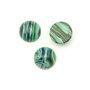 Cabochon turcoaz compozit, 12 mm (cod 21-122)