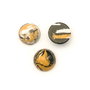 Cabochon turcoaz compozit, 12 mm (cod 21-127)