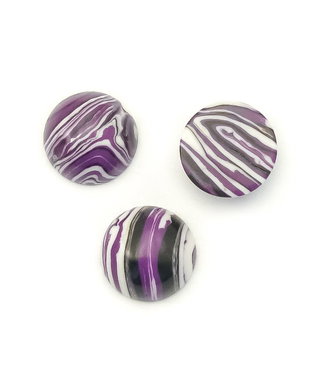Cabochon turcoaz compozit, 12 mm (cod 21-128)