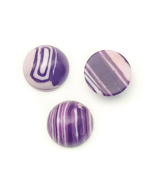 Cabochon turcoaz compozit, 12 mm (cod 21-129)