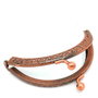 1b rama geanta / portofel brodata finisaj cupru, 9x6cm (MOD2247)