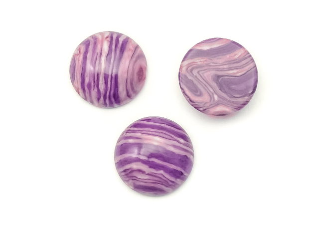 Cabochon turcoaz compozit, 16 mm (cod 21-138)