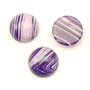 Cabochon turcoaz compozit, 16 mm (cod 21-139)
