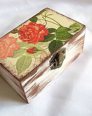 cutie lemn decorata 22301