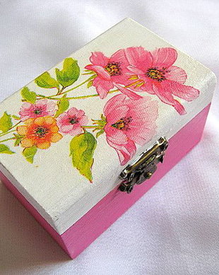 cutie lemn decorata 22306