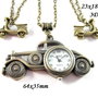 4000 - SET Ceas functional masina si charms bronz