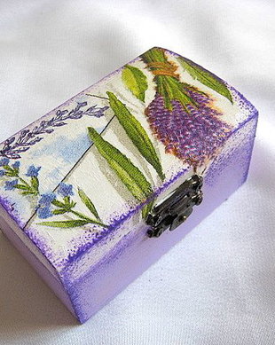 cutie lemn decorata 22308