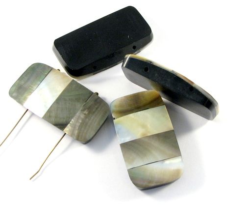 4010 - Accesoriu sidef natural pe suport acrilic