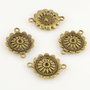 M956 Conector rotund finisaj bronz 27.5x21mm