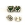 Capacele, finisaj argintiu antichizat, 12,5x8,5 mm (cod 8-107)
