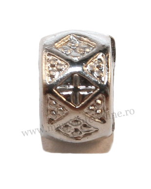 Margele din acril, inel, 8x6 mm