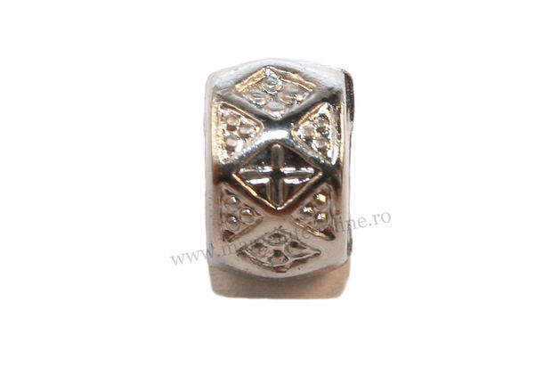 Margele din acril, inel, 8x6 mm