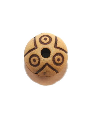 Margele din acril, decorative, antic style, 10x7 mm