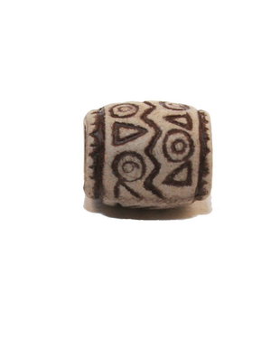 Margele din acril, decorative, antic style, 8x7 mm