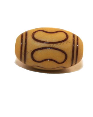 Margele din acril, decorative, antic style, 15x10 mm