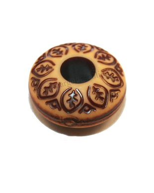Margele din acril, decorative, antic style, 14x6 mm